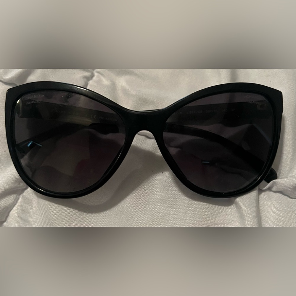Authentic Chanel Bow Tie Polarized Sunglasses